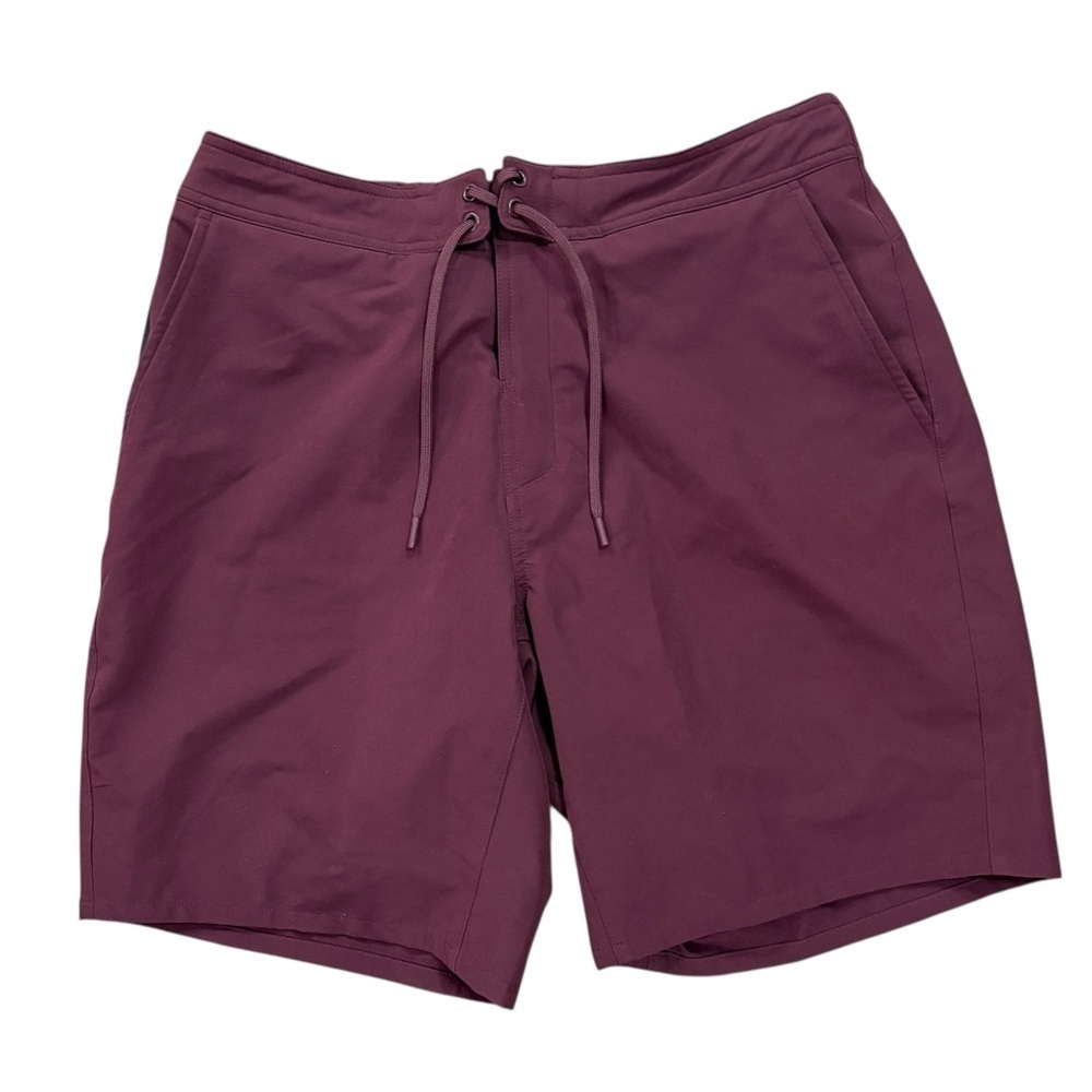 Ten Thousand The Foundation Short 8.5" Lined Maroon Size Large Elastic Waist Gym - Picture 1 of 7